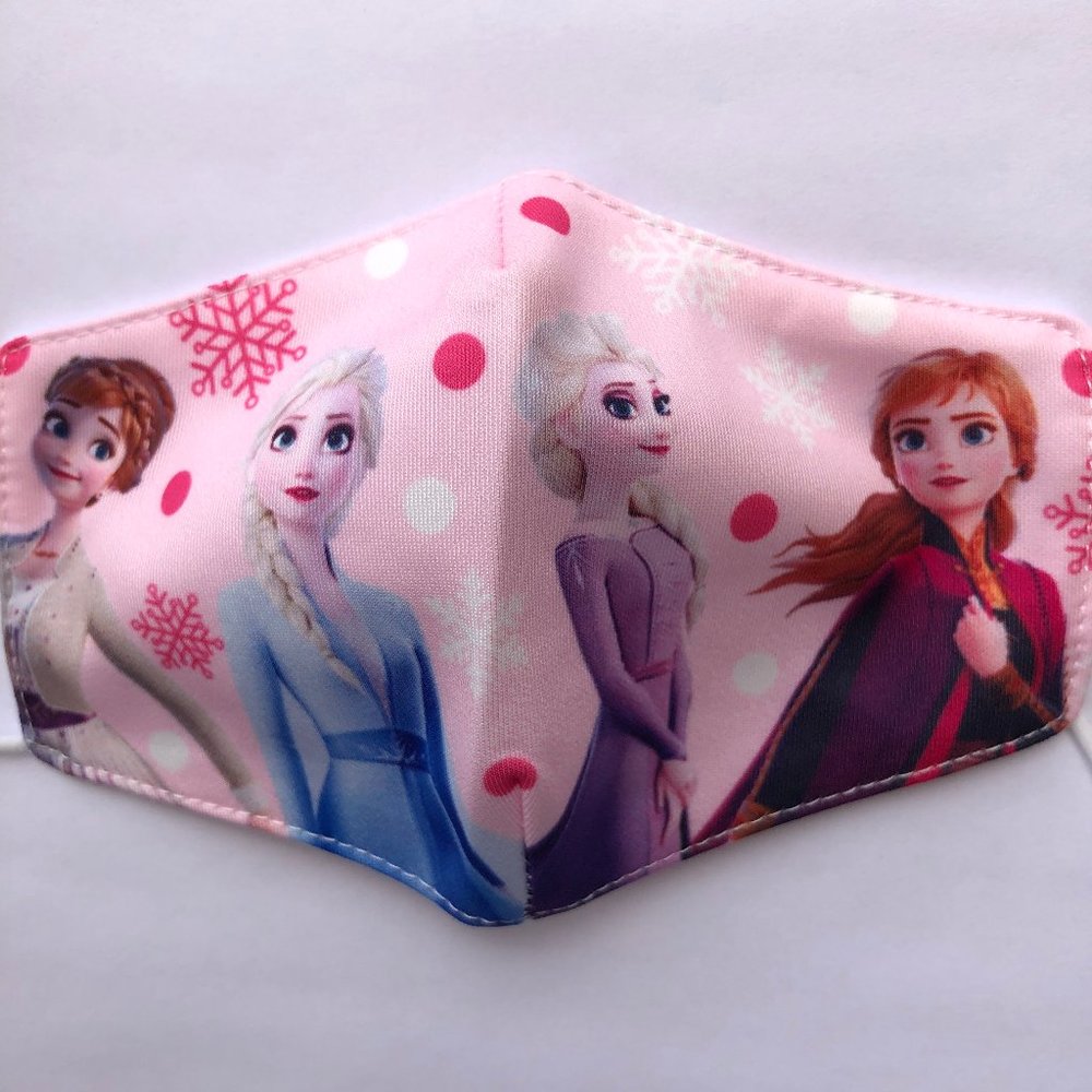 1 pc kids girls face mask frozen princess disney